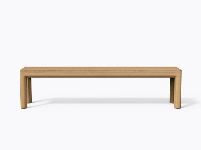 Klein Bench 74" in White Oak