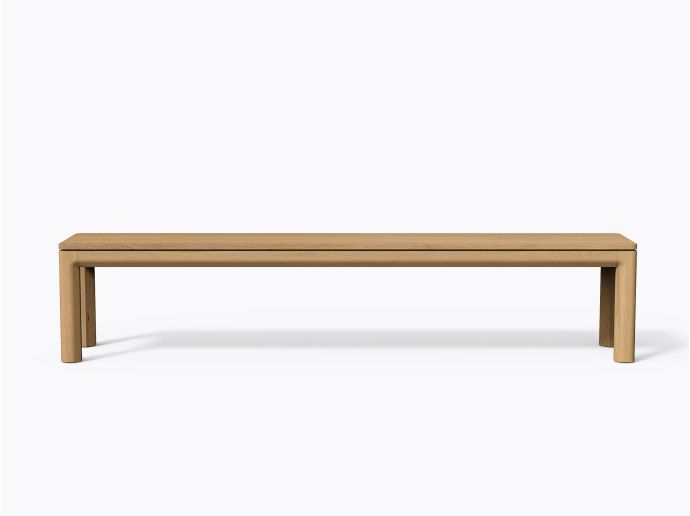 Banc Klein - 86" en Chêne Blanc