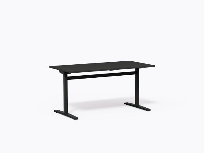 Moss Flip-top Table - 30" X 60"(h) - Black Laminate