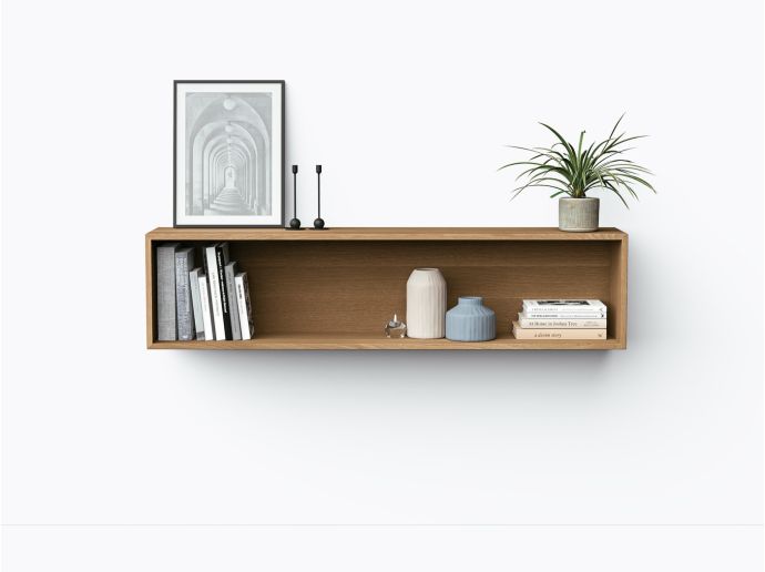 Console Murale Myrdal 60" en Chêne Blanc