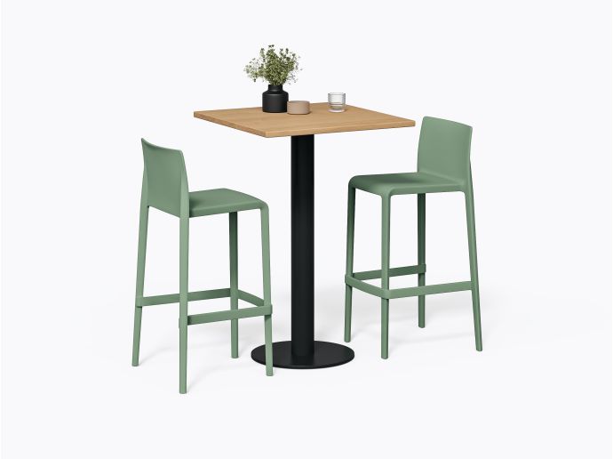 Olson Bistro Table - 28" x 28" X 42"(h) - White Oak