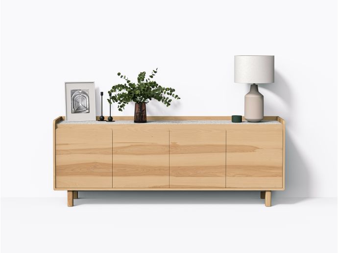 Paxson Sideboard 84" in Yellow Birch
