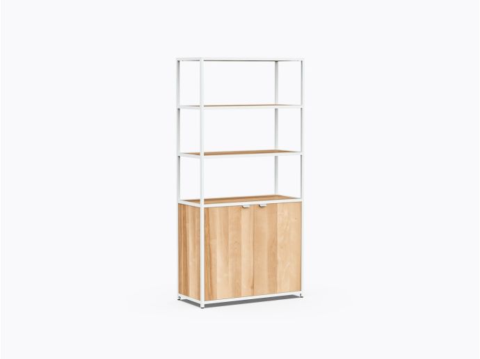 Pigou C Shelf 40" X 82"(h) in Yellow Birch