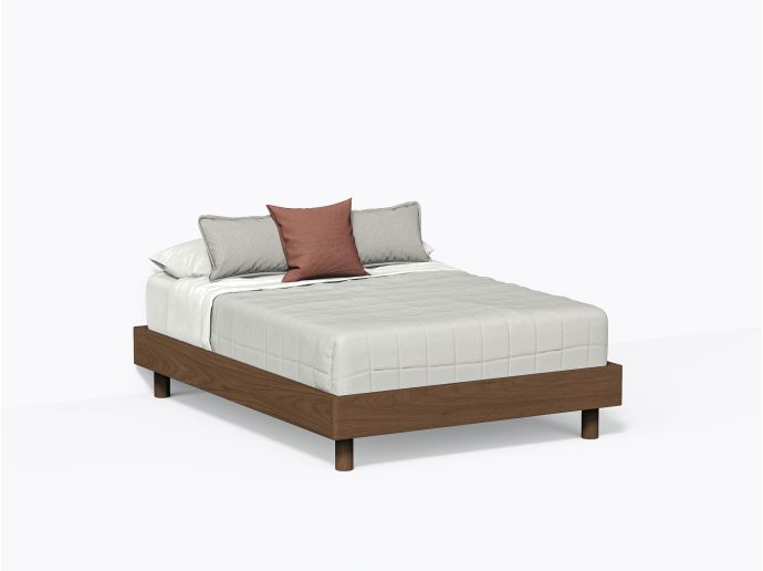 Lit Polar Double en Noyer