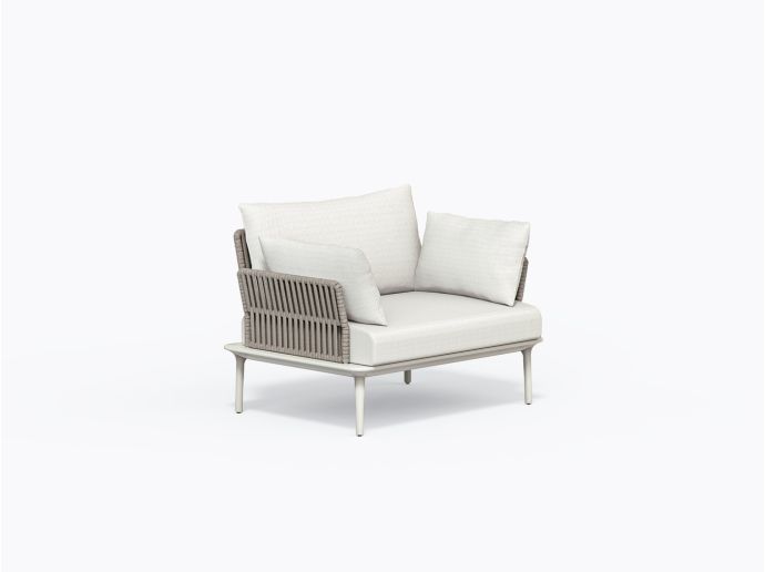 Fauteuil extérieur Reva Twist 2P - Blanc BI