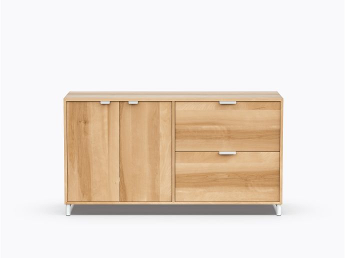 Ricardo Double Storage w/ 2 doors / 2 drawers in Yellow Birch