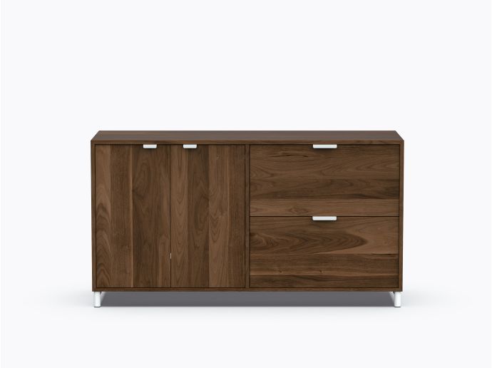 Ricardo Double Storage w/ 2 doors / 2 drawers in Walnut