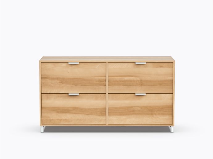 Ricardo Double Storage w/ 4 drawers in Yellow Birch