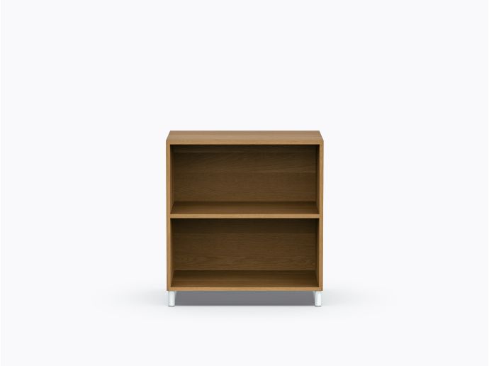 Ricardo Simple Storage all open in White Oak