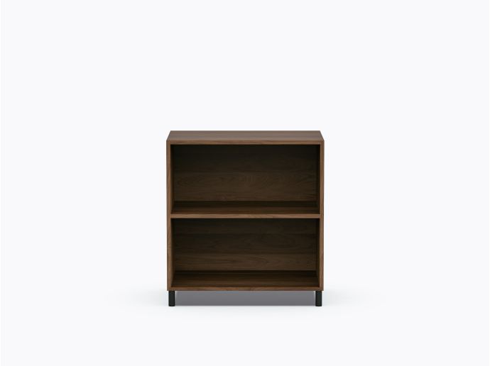 Ricardo Simple Storage all open in Walnut