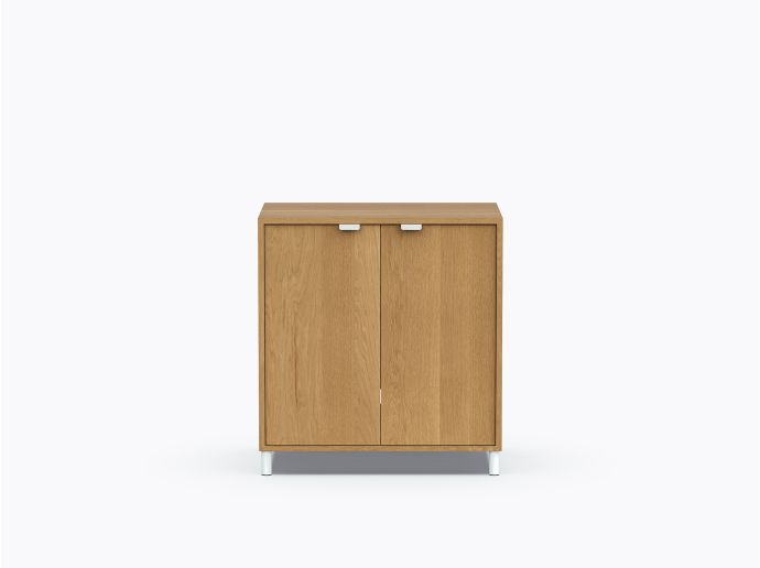 Ricardo Simple Storage w/ 2 doors in White Oak