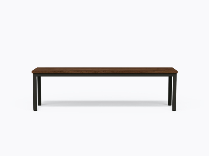 Banc Allais 64" en Noyer