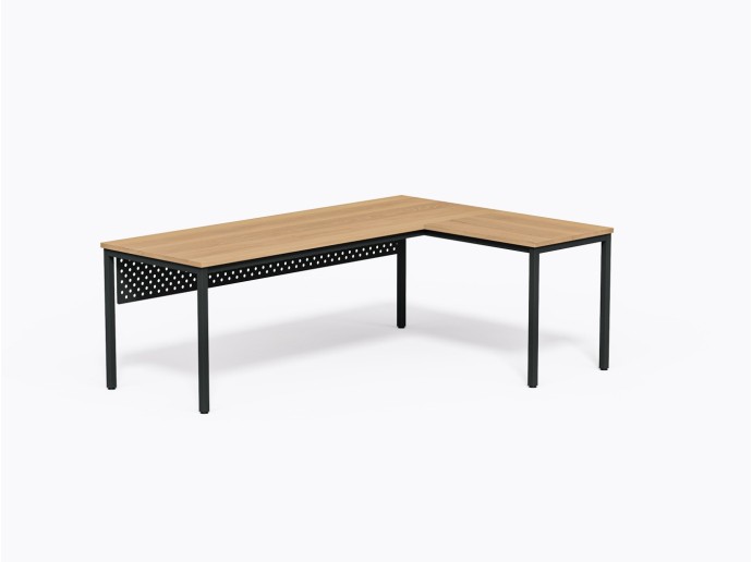Allais L Desk - 72" x 60"  - Yellow Birch