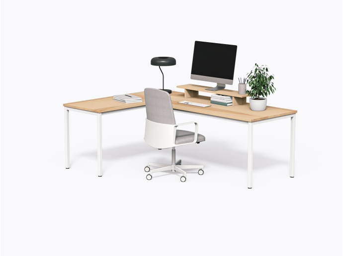 Bureau Allais L - 72" X 60" - Noyer