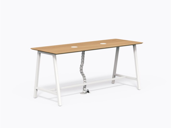 Aoki Counter 96" X 42"(h) in White Oak