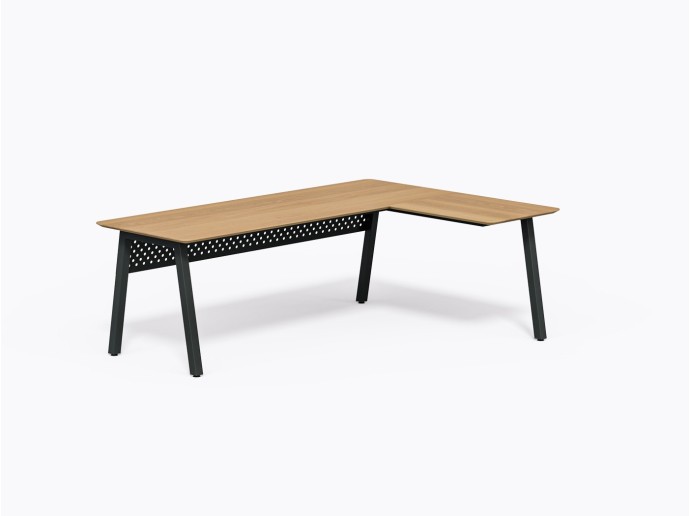 Bureau Aoki L - 84" X 60" - Chêne Blanc