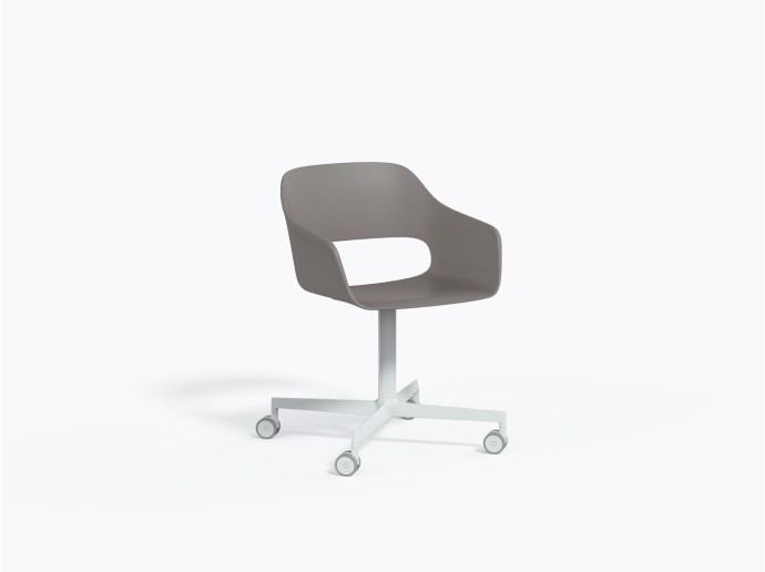 Babila 2775 Office Chair in White / Grey GR