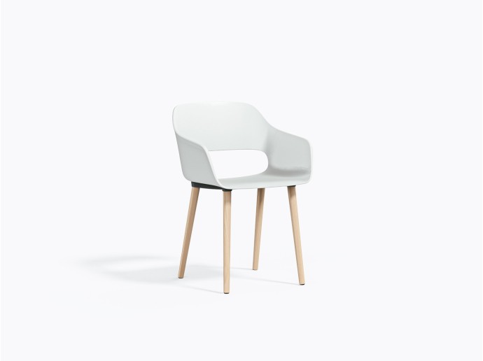 Babila 2755 Chair in White BI / Ash