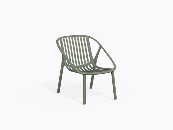 Bini Lounge Chair - Green Grey