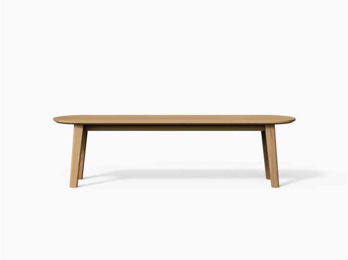 Colbert Bench 66" in White Oak