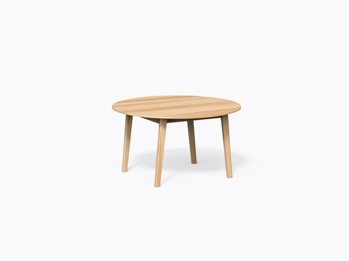Cournot Dining Table 54"D in Yellow Birch