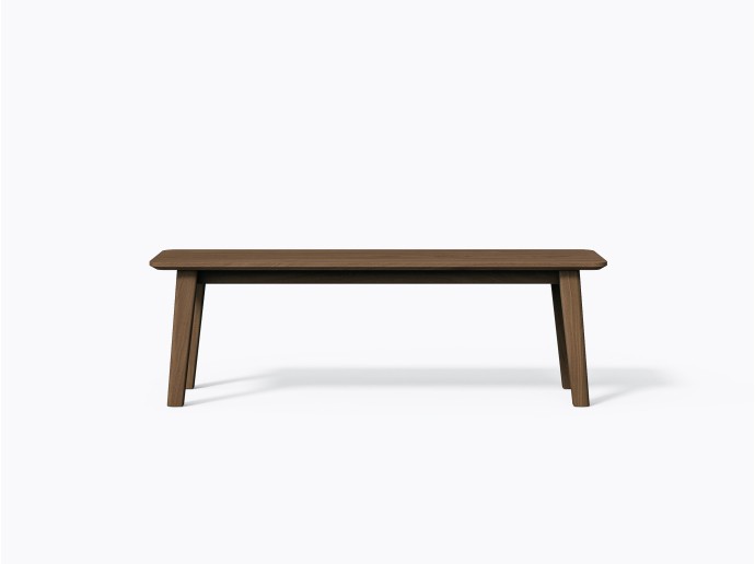 Cournot Bench 56" in Walnut