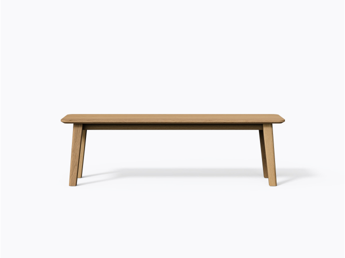 Banc Cournot 60" en Chêne Blanc