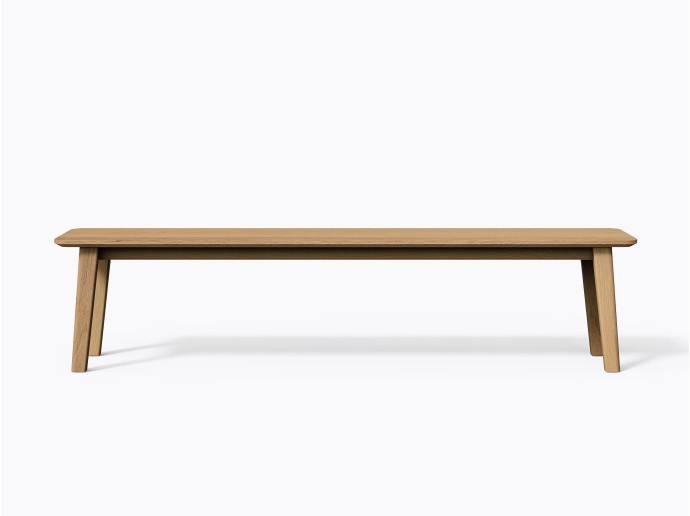 Cournot Bench 78" in White Oak