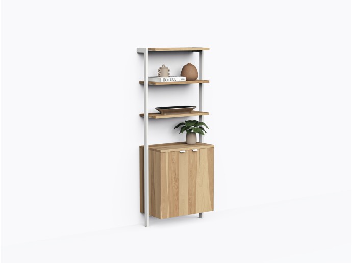 Étagère Franco 30" avec caisson en Merisier