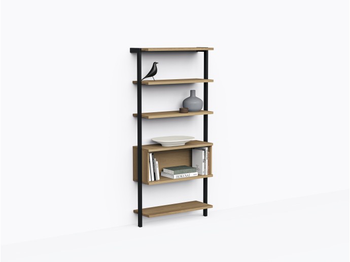 Étagère Franco 36" avec huche en Chêne blanc