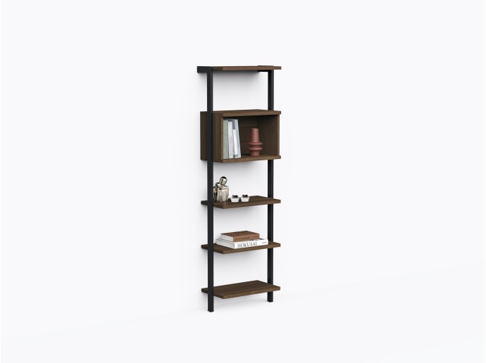 Franco Shelf 24" with hutch in Walnut