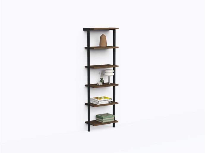 Franco Shelf 24" with storage in Walnut