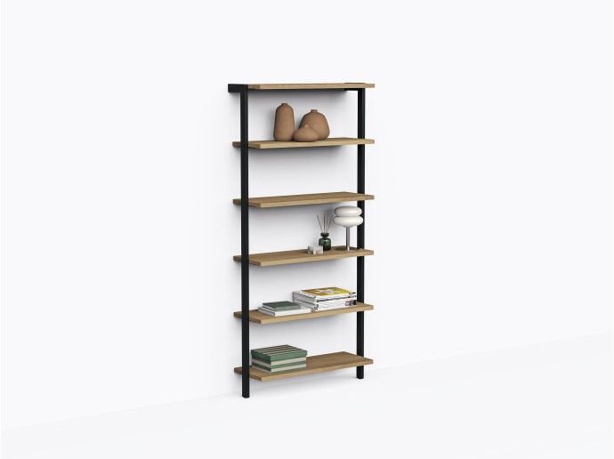 Franco Shelf 36" with storage in White Oak