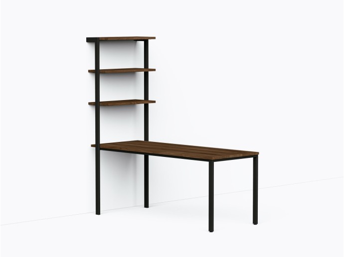 Franco L Shelf 30" X 72" in Walnut