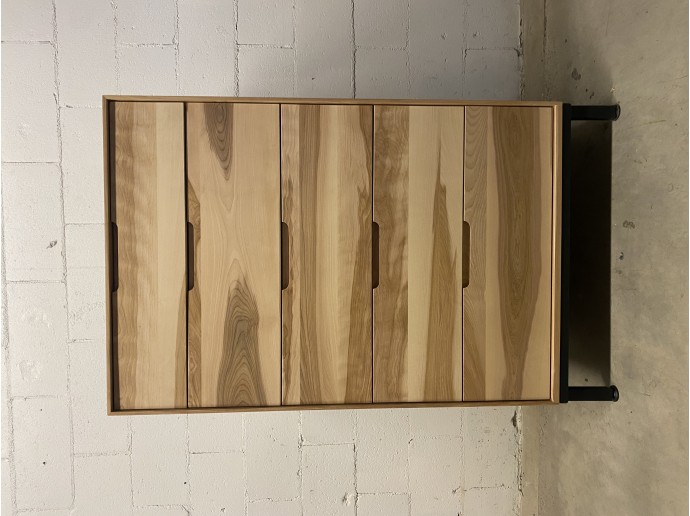 Commode Angus merisier 5 tiroirs