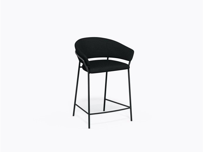 Jazz 3717 Countertop Stool in Black