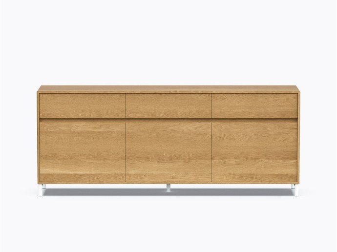 Buffet Kane 84" en Chêne Blanc
