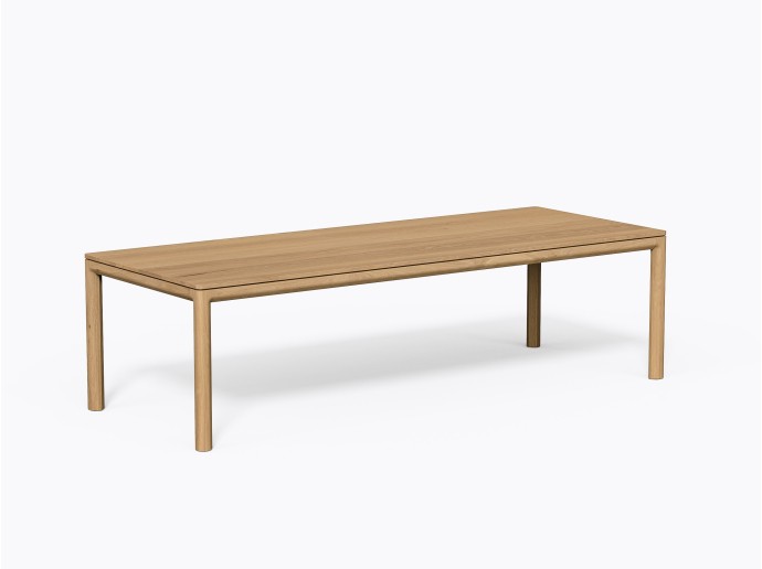 Klein Dining Table 42" X 108" in White Oak