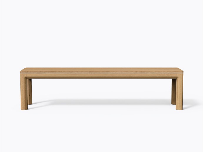 Banc Klein - 74" en Chêne Blanc