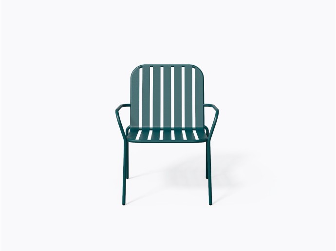 Chaise extérieure Konrad verte