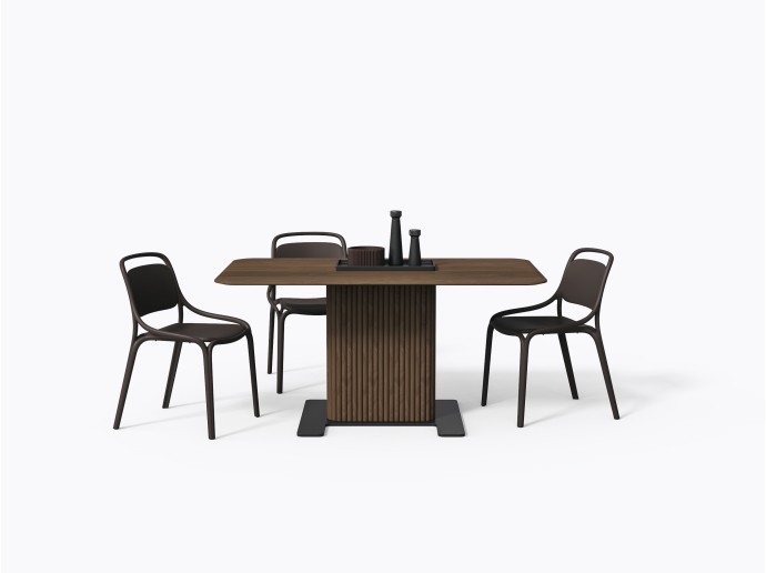 Miller Dining Table 36" X 60" in Walnut