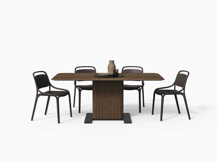 Miller Dining Table 36" X 72" in Walnut