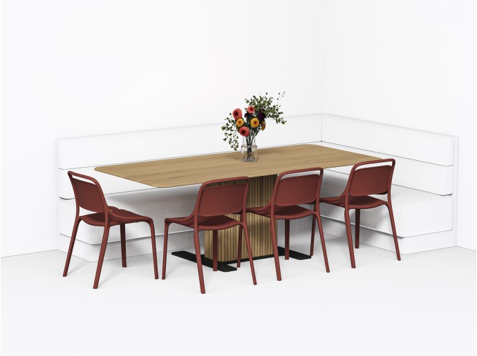Table à manger Miller 40" X 84" en Chêne Blanc