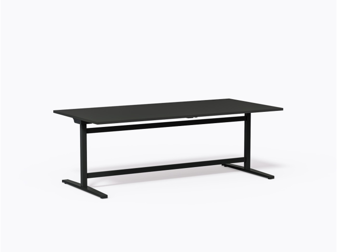 Moss Flip-top Table - 40" X 84"(h) - Black Laminate