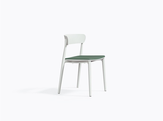 Nemea 2821 Chair in White / G167