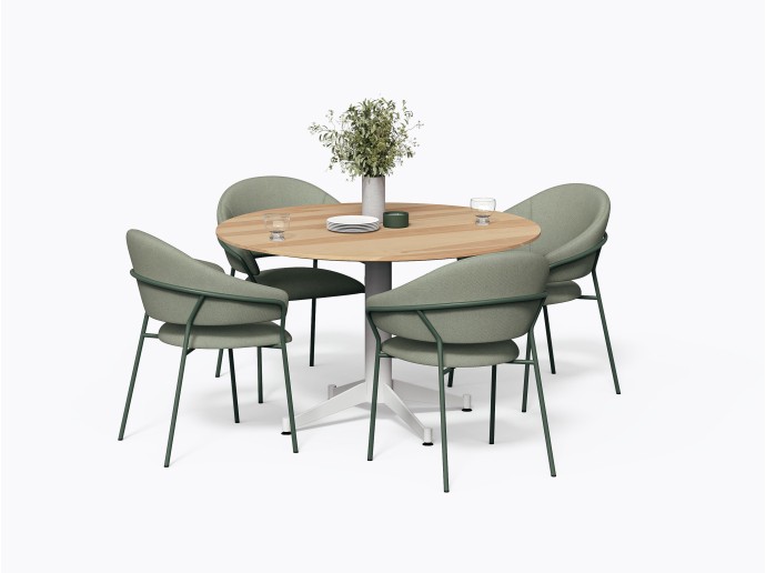 Norman XL Table - D48"  - Yellow Birch