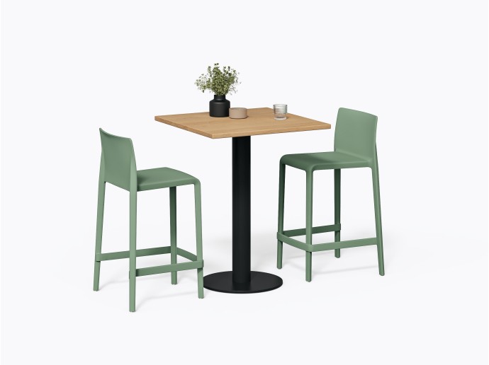 Olson Bistro Table 28" x 28" X 36"(h) in White Oak