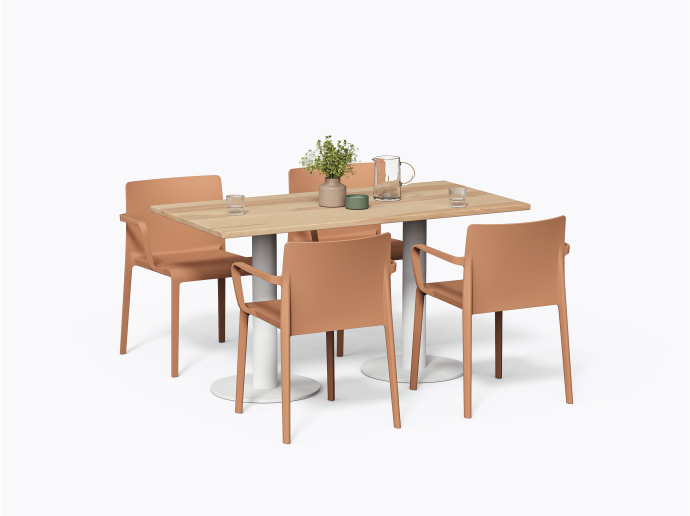 Olson Bistro Table - 28" x 56" X 29.5"(h) - Yellow Birch