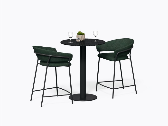 Olson Bistro Table D28" X 36"(h) in Corian Deep Night Sky