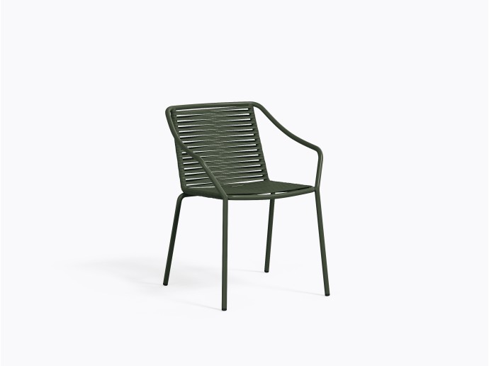 Chaise extérieur Philía 3905 en Vert